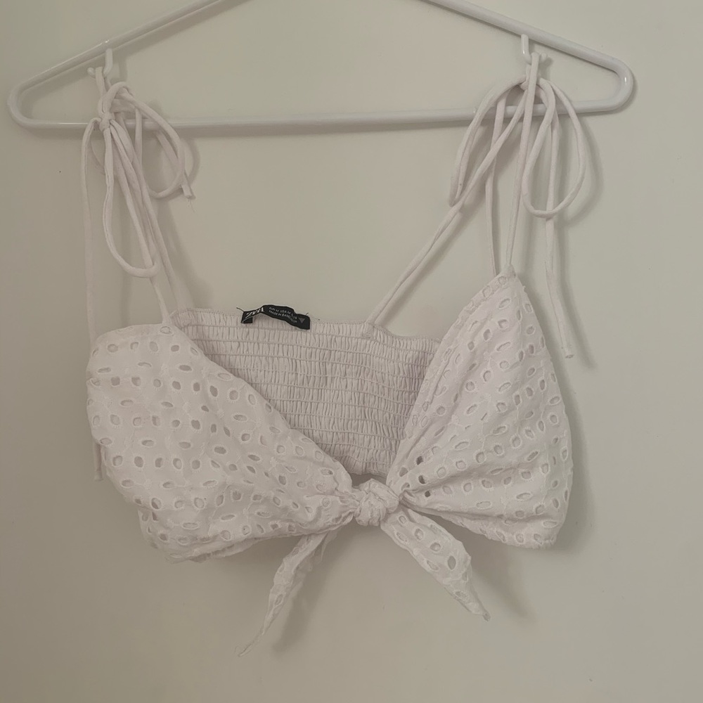 Zara Tie Up Top - Picture 2 of 4